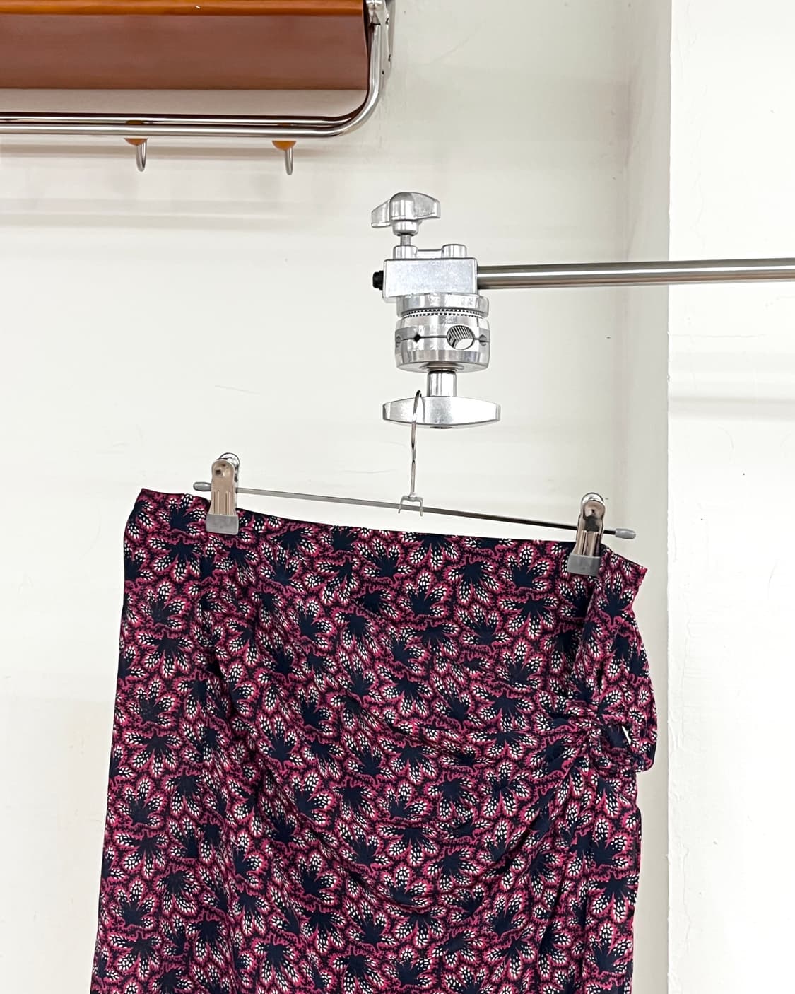 이자벨 마랑 퍼플 플로럴 프린트 랩스커트 상품이미지2