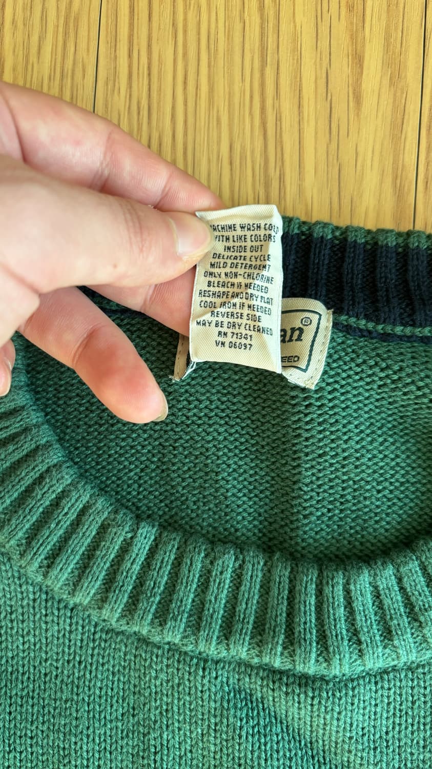 00s L.L.Bean Cotton Knit 상품이미지4