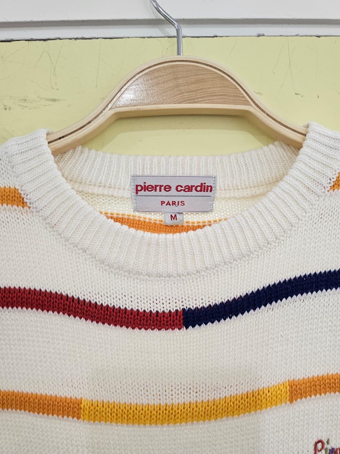 Pierre cardin 컬러 라인 니트 상품이미지4