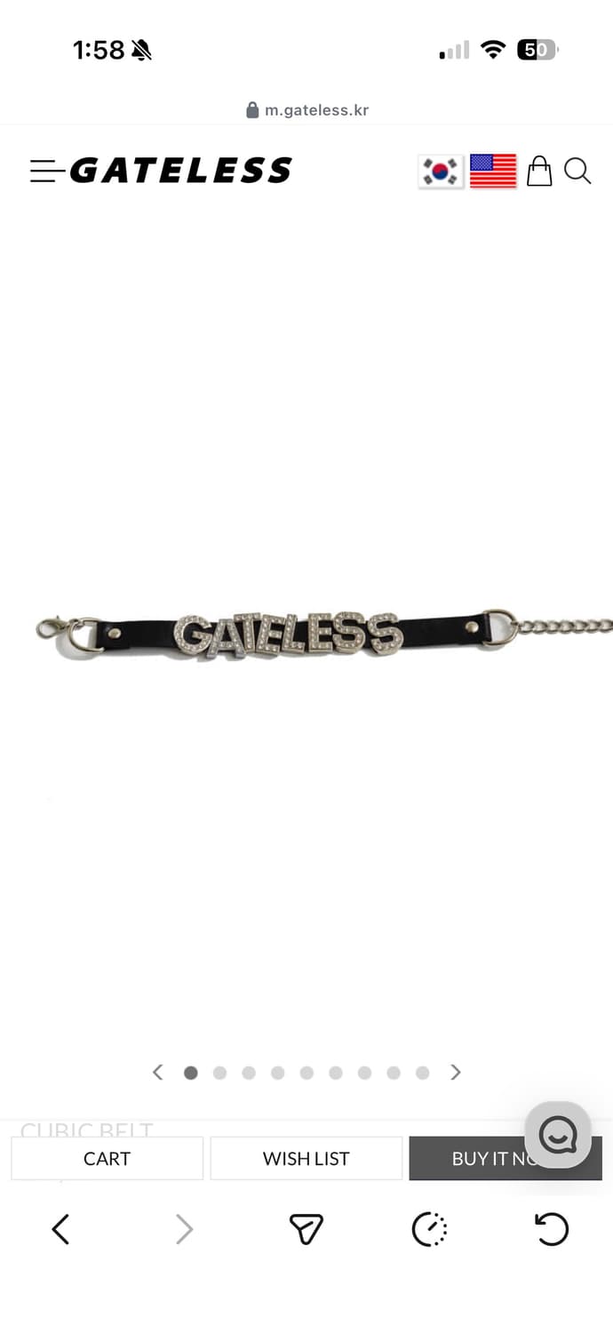 게이트리스 큐빅 벨트 새거팝니다 상품이미지1