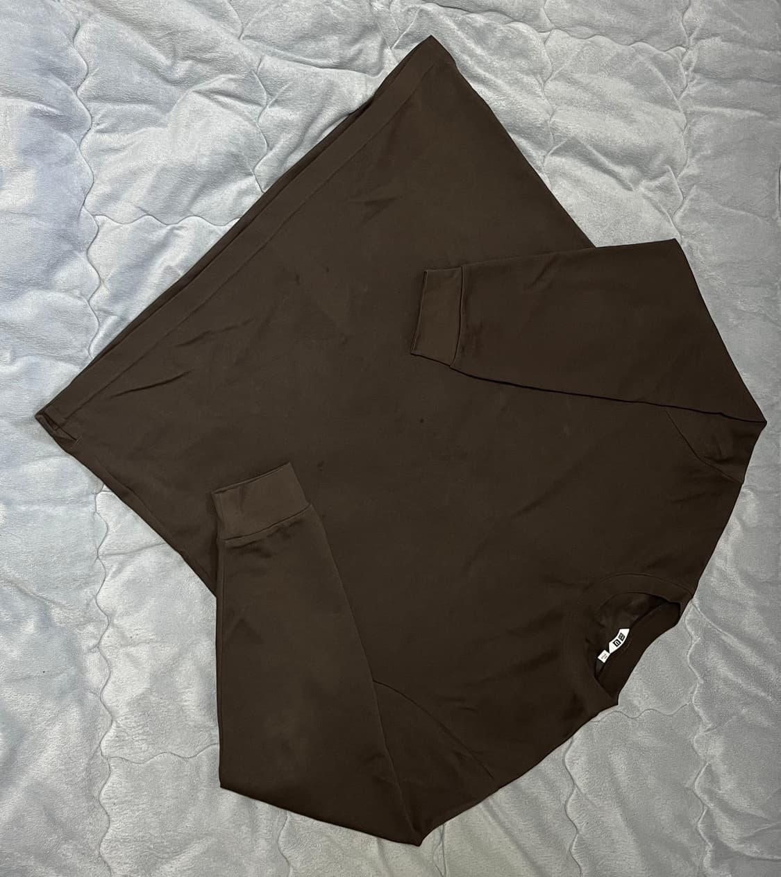 유니클로 에어리즘 코튼 크루넥 롱슬리브 긴팔티 상품이미지1