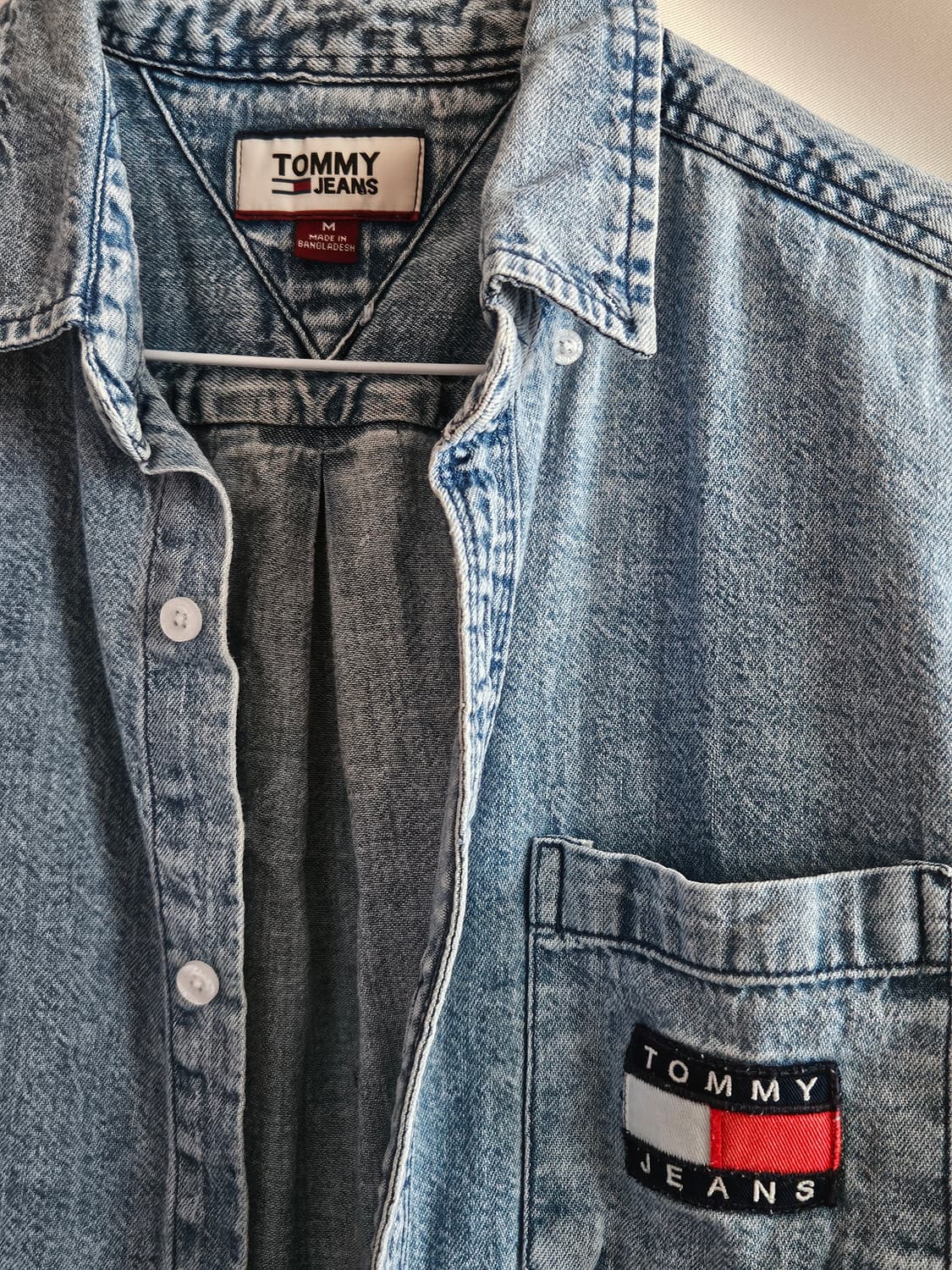 타미 진스 데님 셔츠M/빈티지 상품이미지5