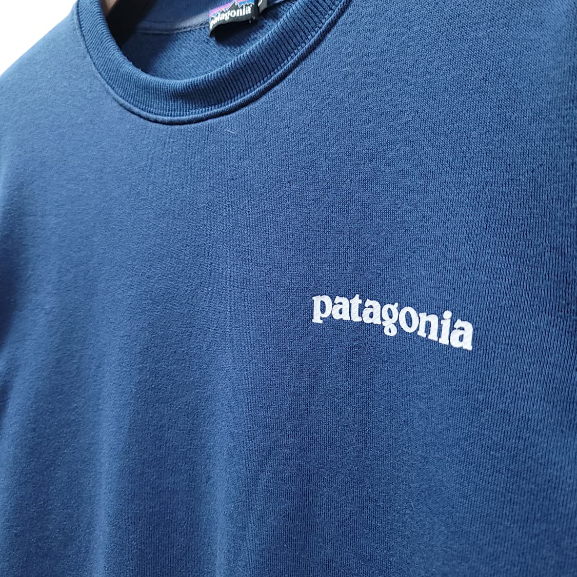 [L] 파타고니아 블루 피츠로이 업라이절 크루넥 맨투맨 상품이미지5