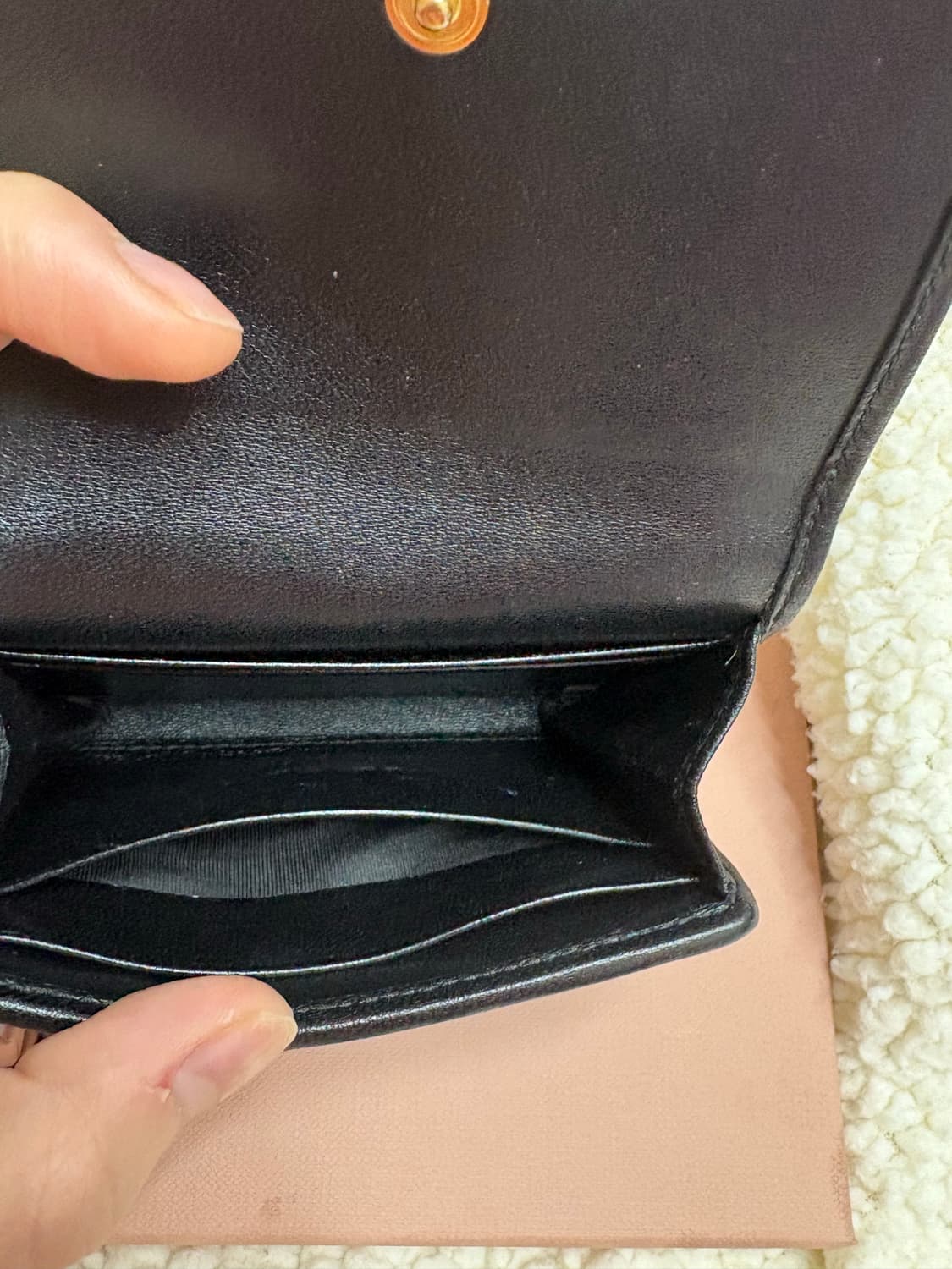 미우미우 반지갑 (정품) 상품이미지7