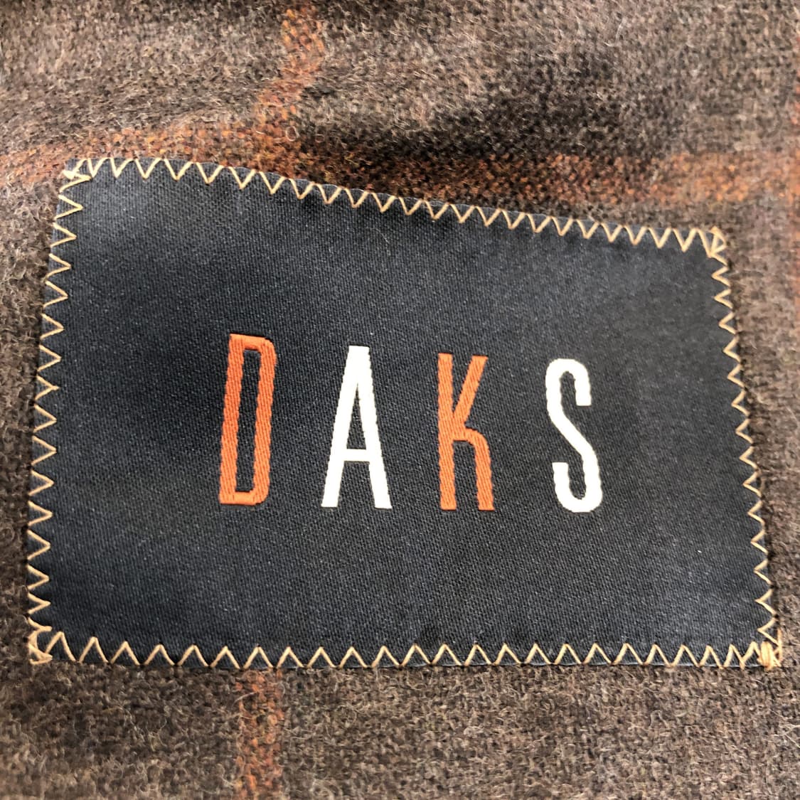 닥스 울 100% 브라운 체크 콤비자켓 100  상품이미지7