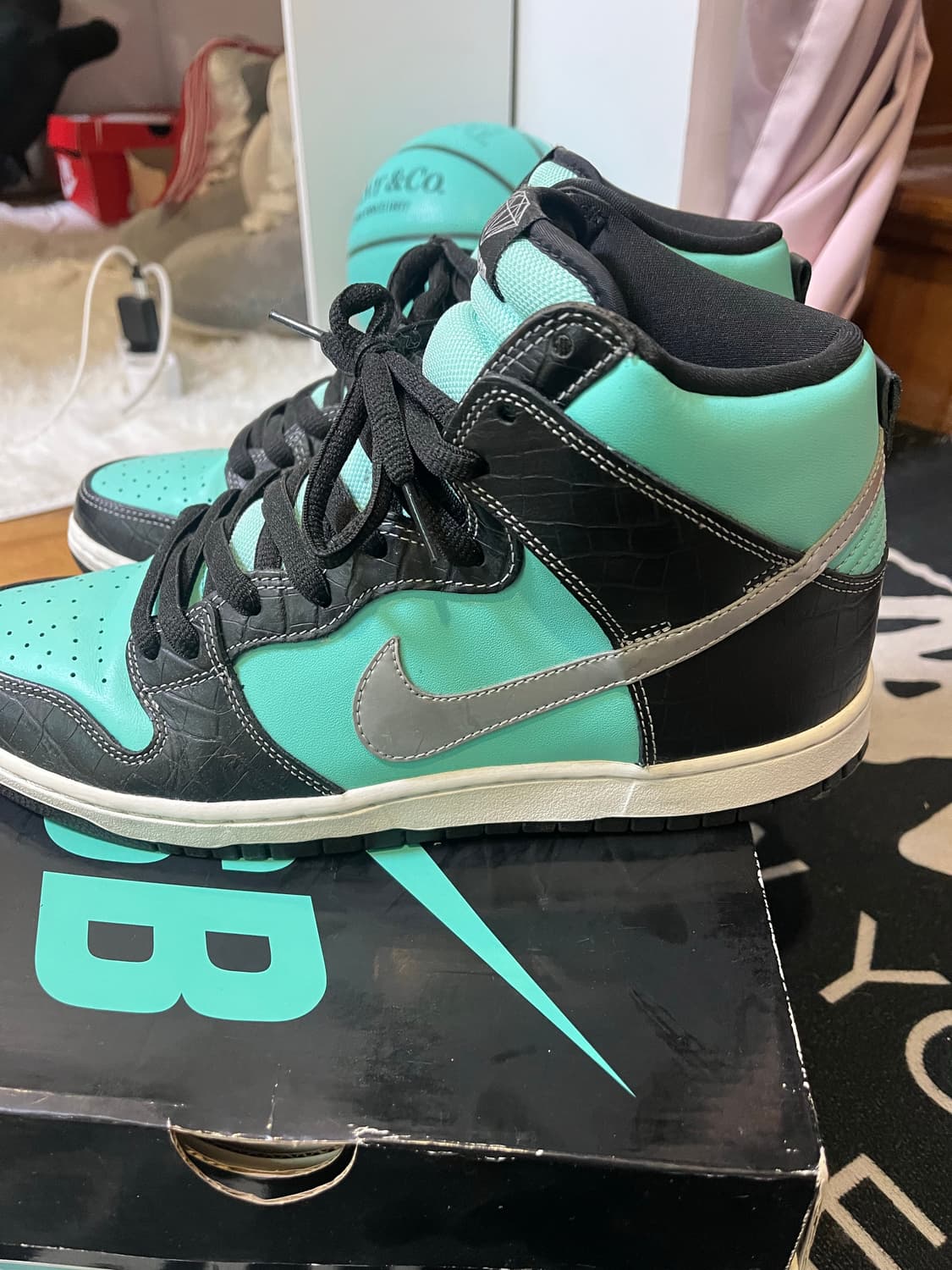 Nike sb dunk 나이키 sb덩크하이 다이아몬드 서플라이 상품이미지3