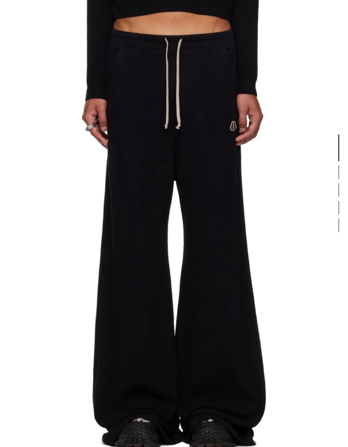 릭오웬스 몽클레어 벨라 드로스트링 코튼 팬츠 상품이미지2