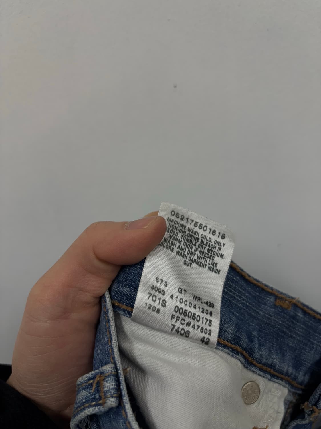 리바이스505 데님팬츠  W33 L32 상품이미지7