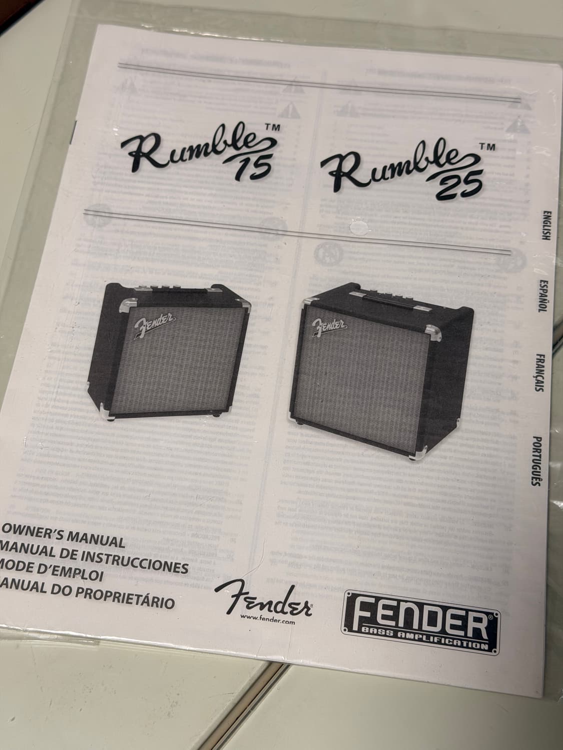 Fender rumble 25 펜더 럼블25 베이스 기타 앰프 상품이미지2