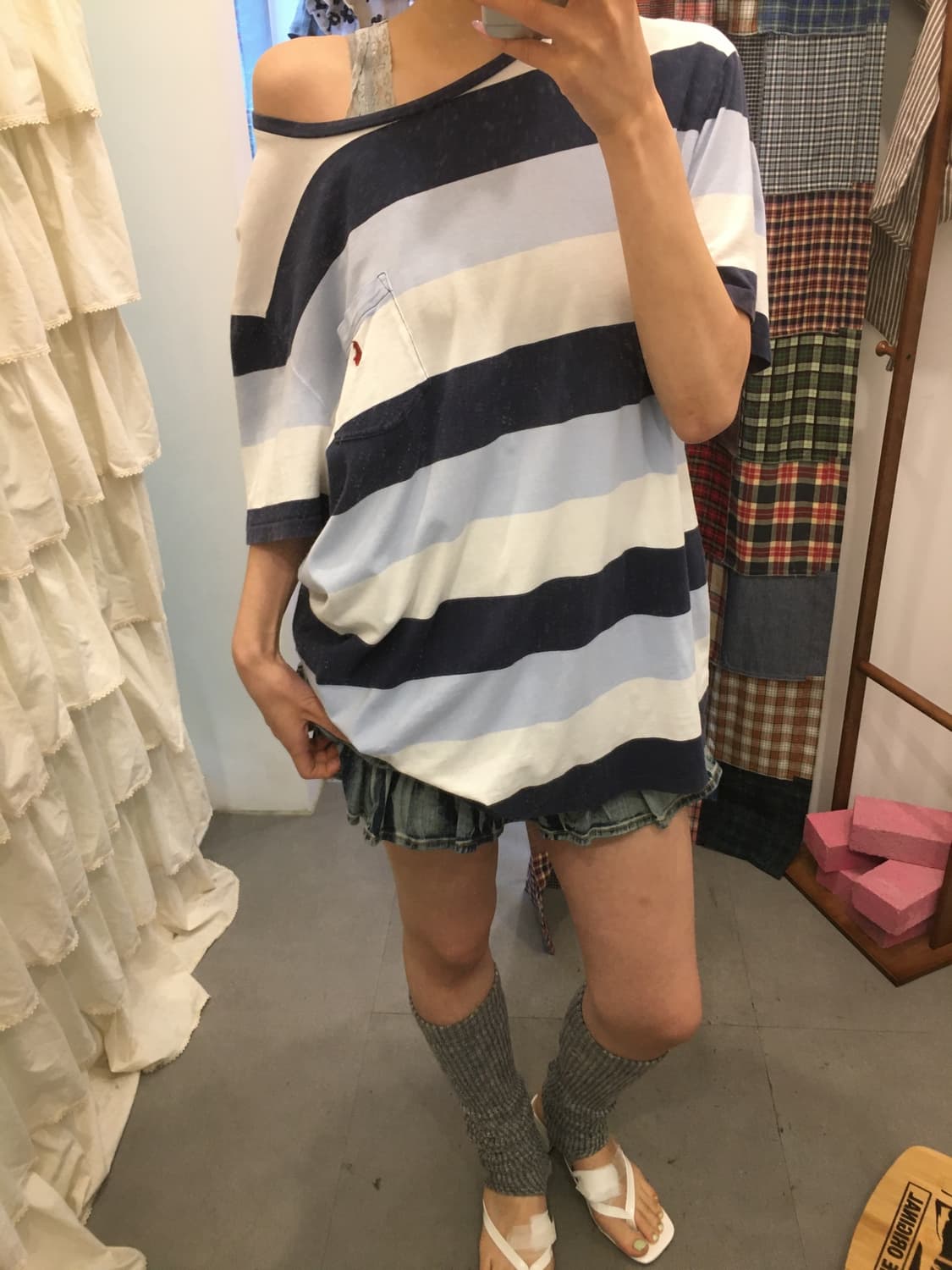 폴로 소라 단가라 티 상품이미지5