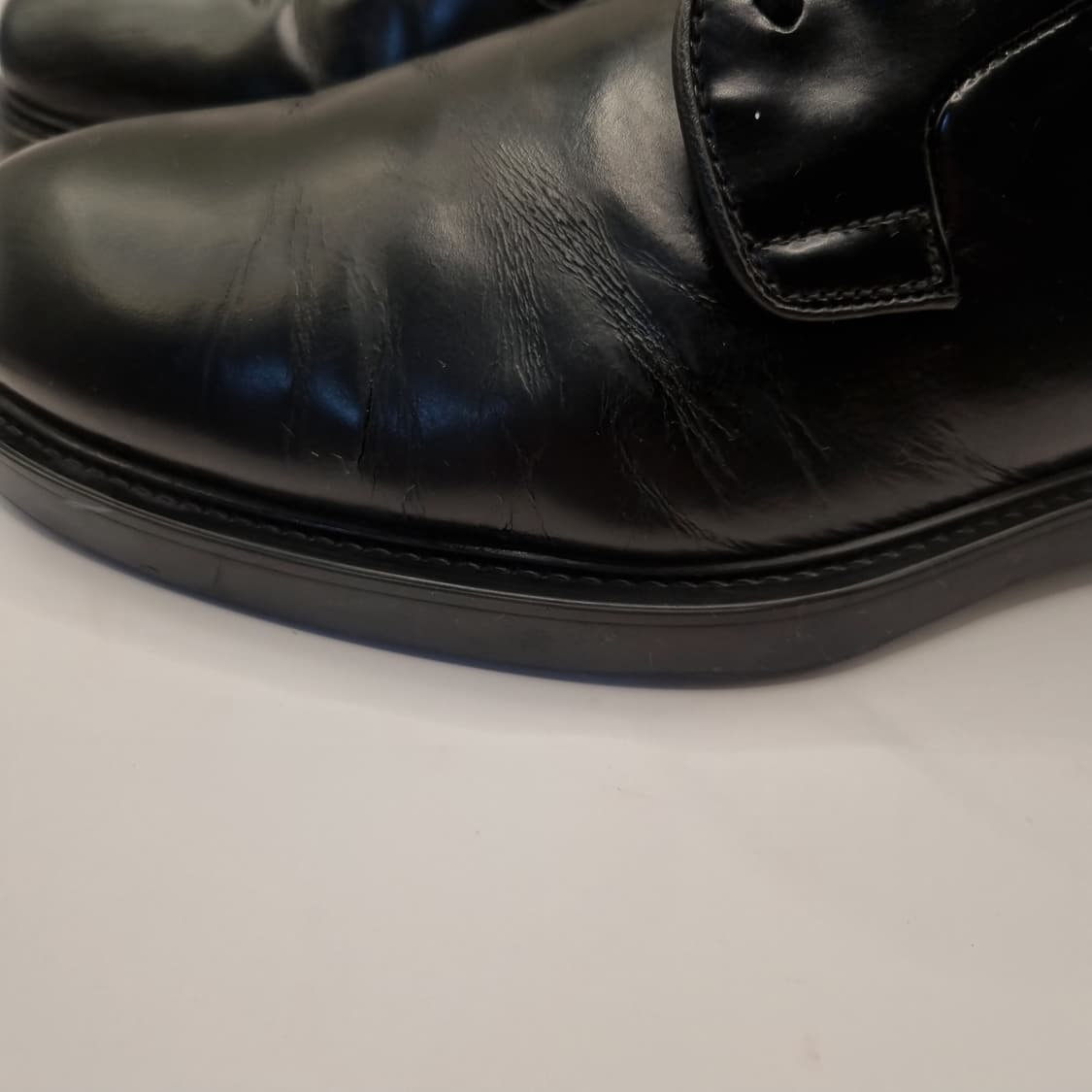 프라다더비슈즈 uk8 상품이미지5