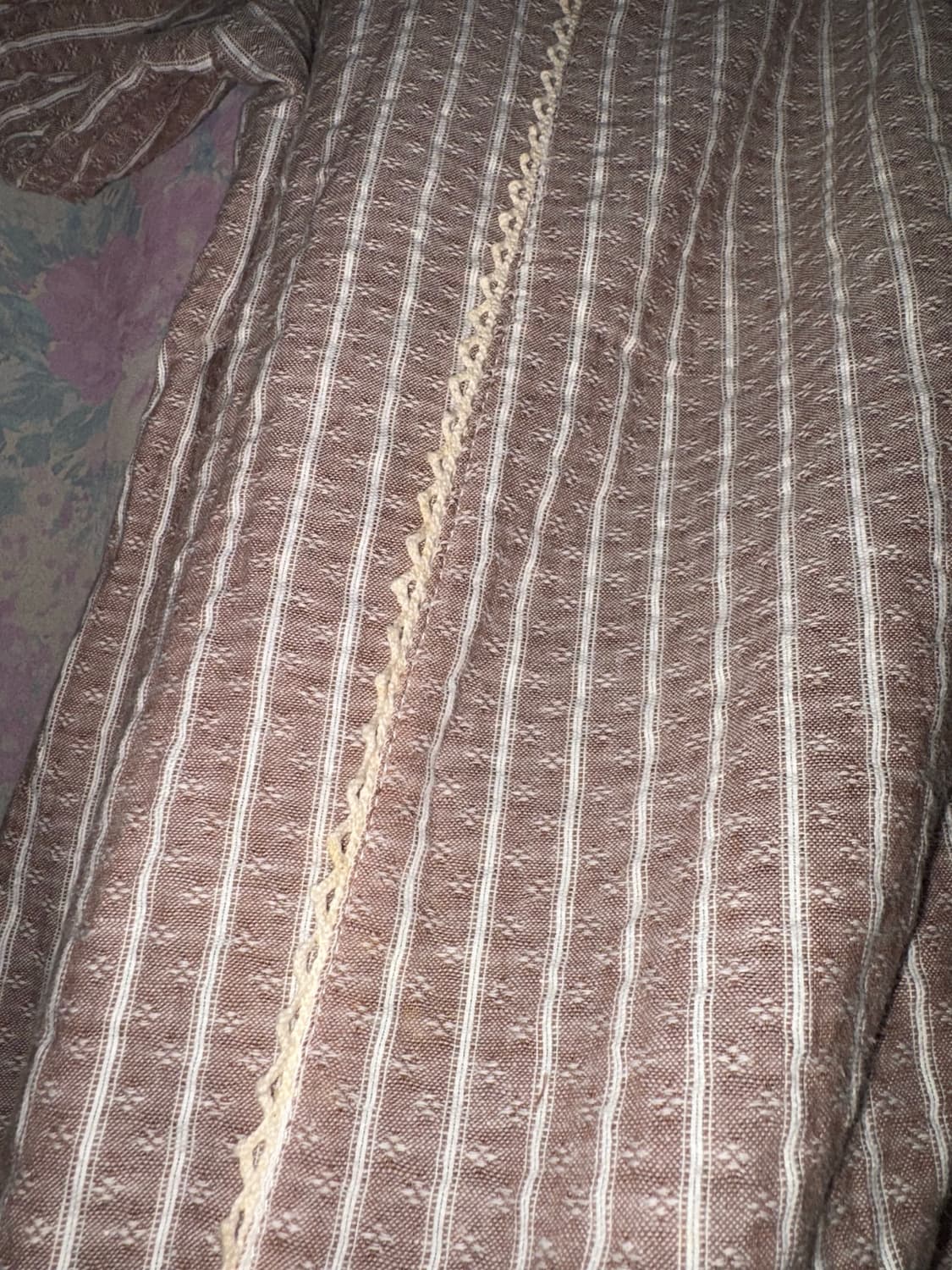 핑크 스트라이프 반소매 블라우스 상품이미지7