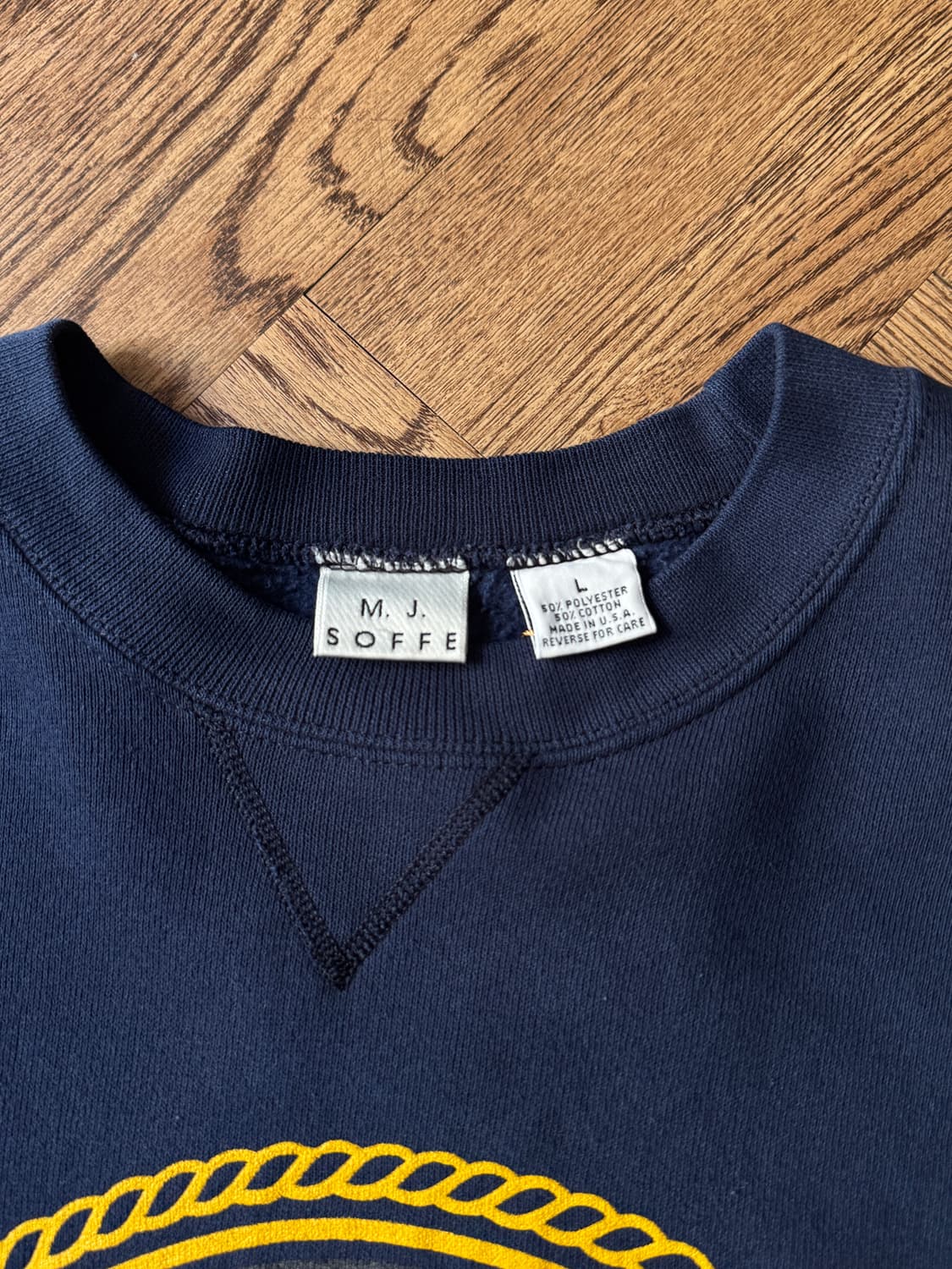 [L]오리지널 U.S NAVY Made in USA 네이비 스웻셔츠 상품이미지2