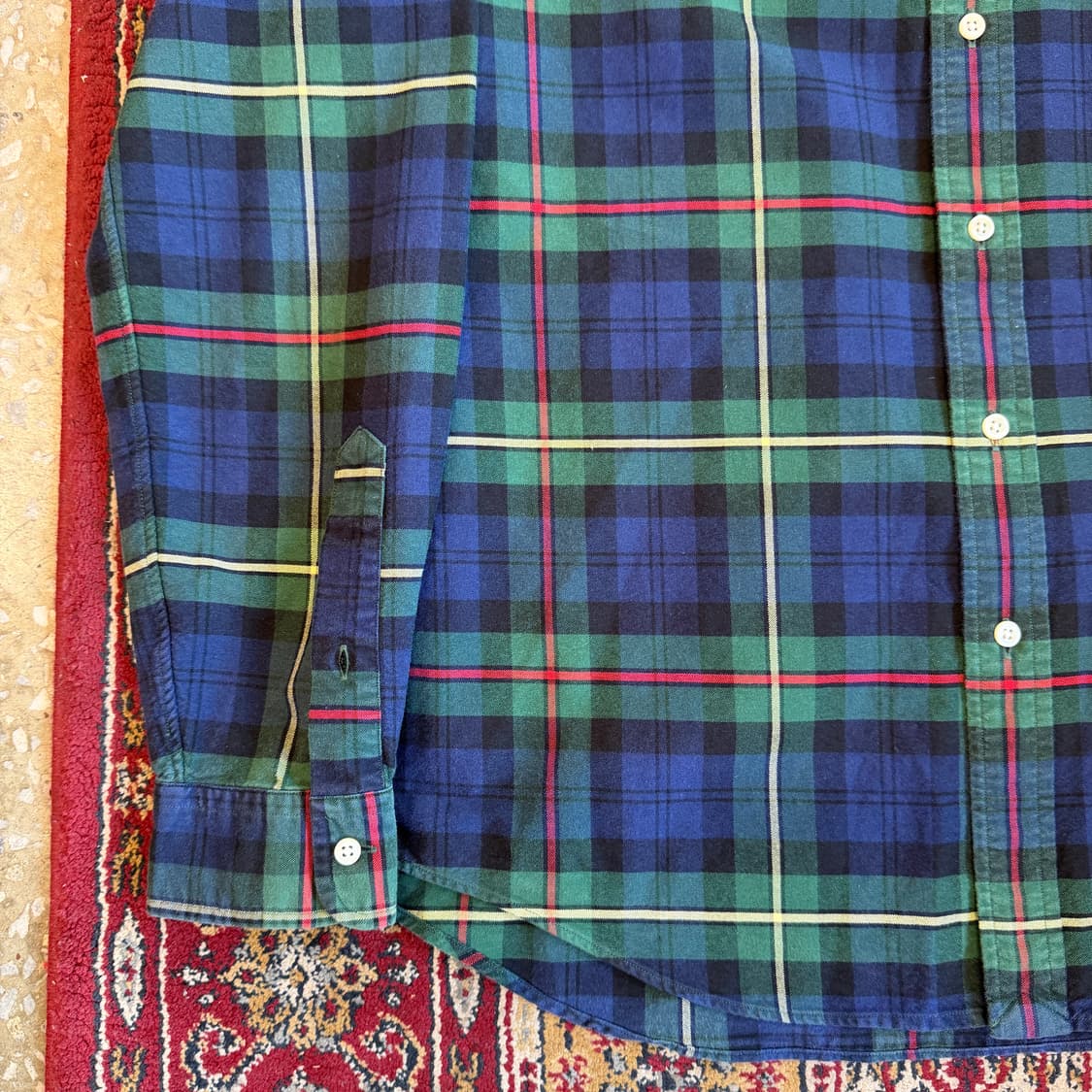 폴로 랄프로렌 클래식 핏 체크 셔츠 [ 100 ] 상품이미지4