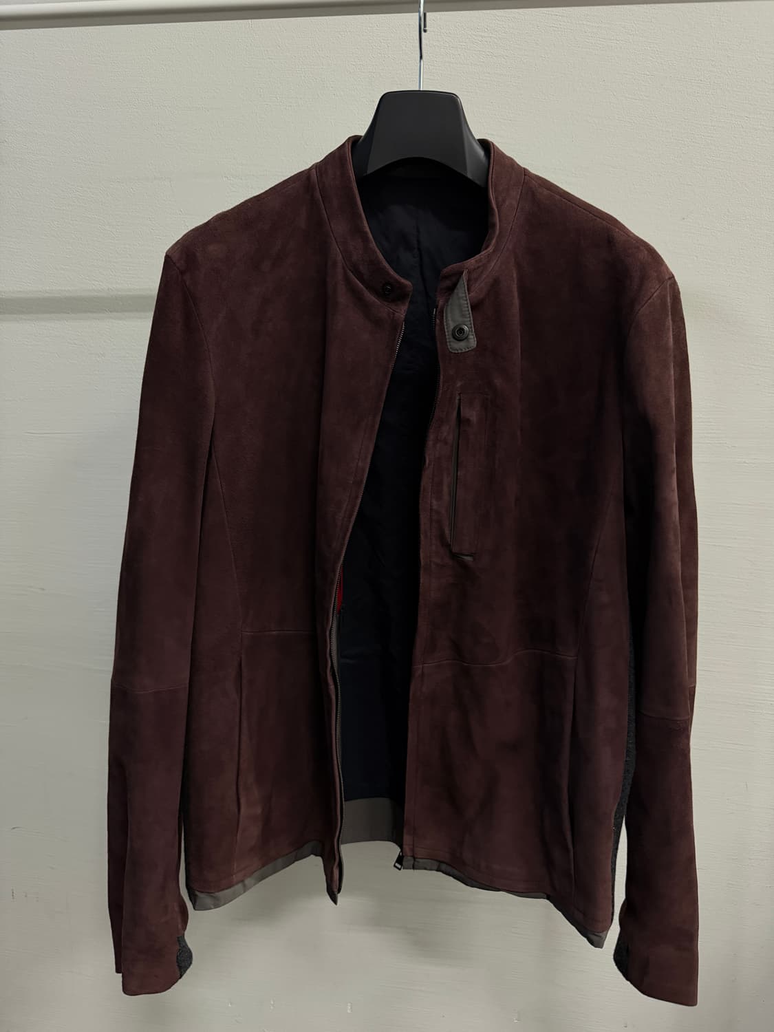 랑방 스웨이드 나일론 레더 자켓 (스포츠라인) 상품이미지9