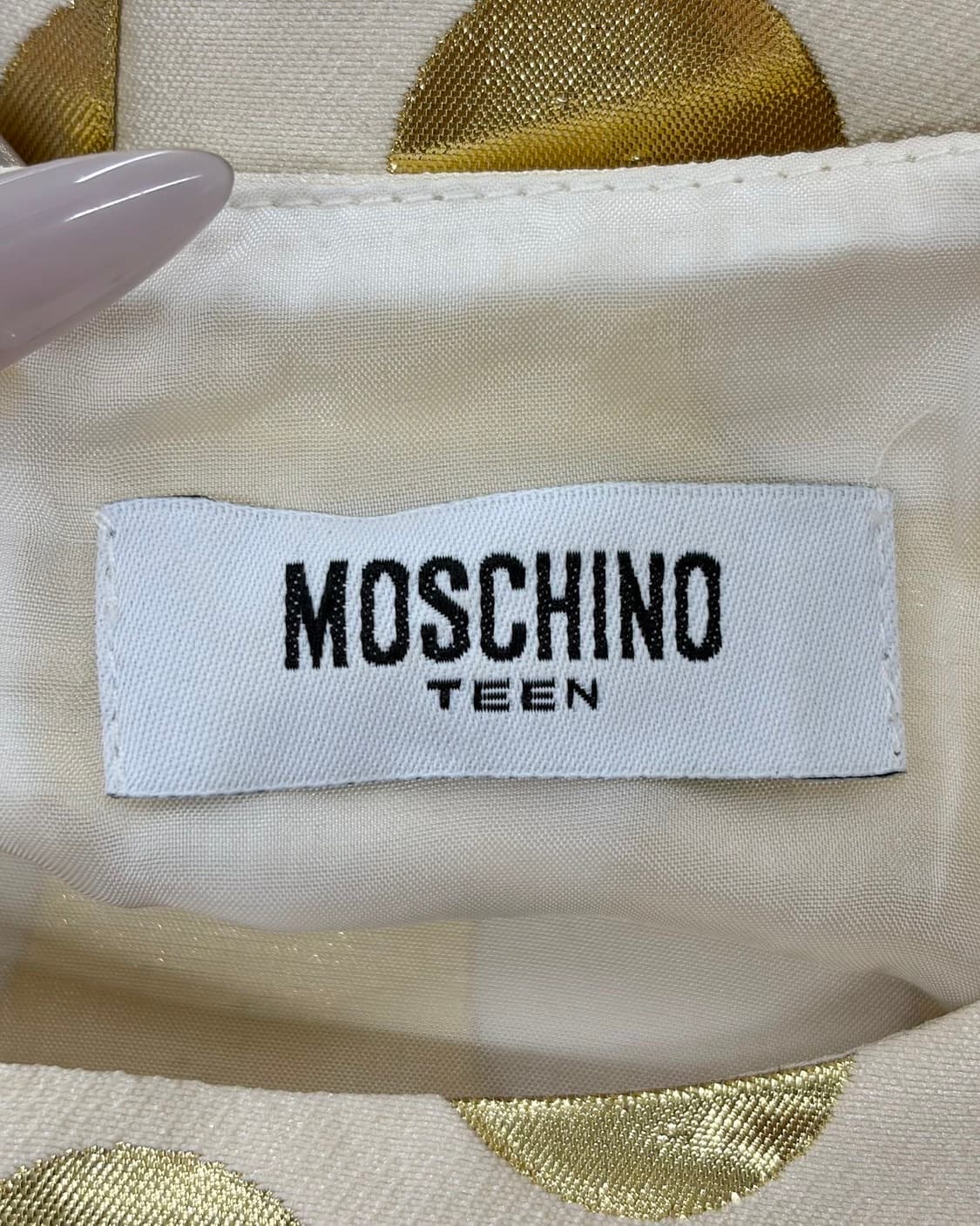 모스키노 폴카 도트 시퀸 프릴 미니 드레스  상품이미지7