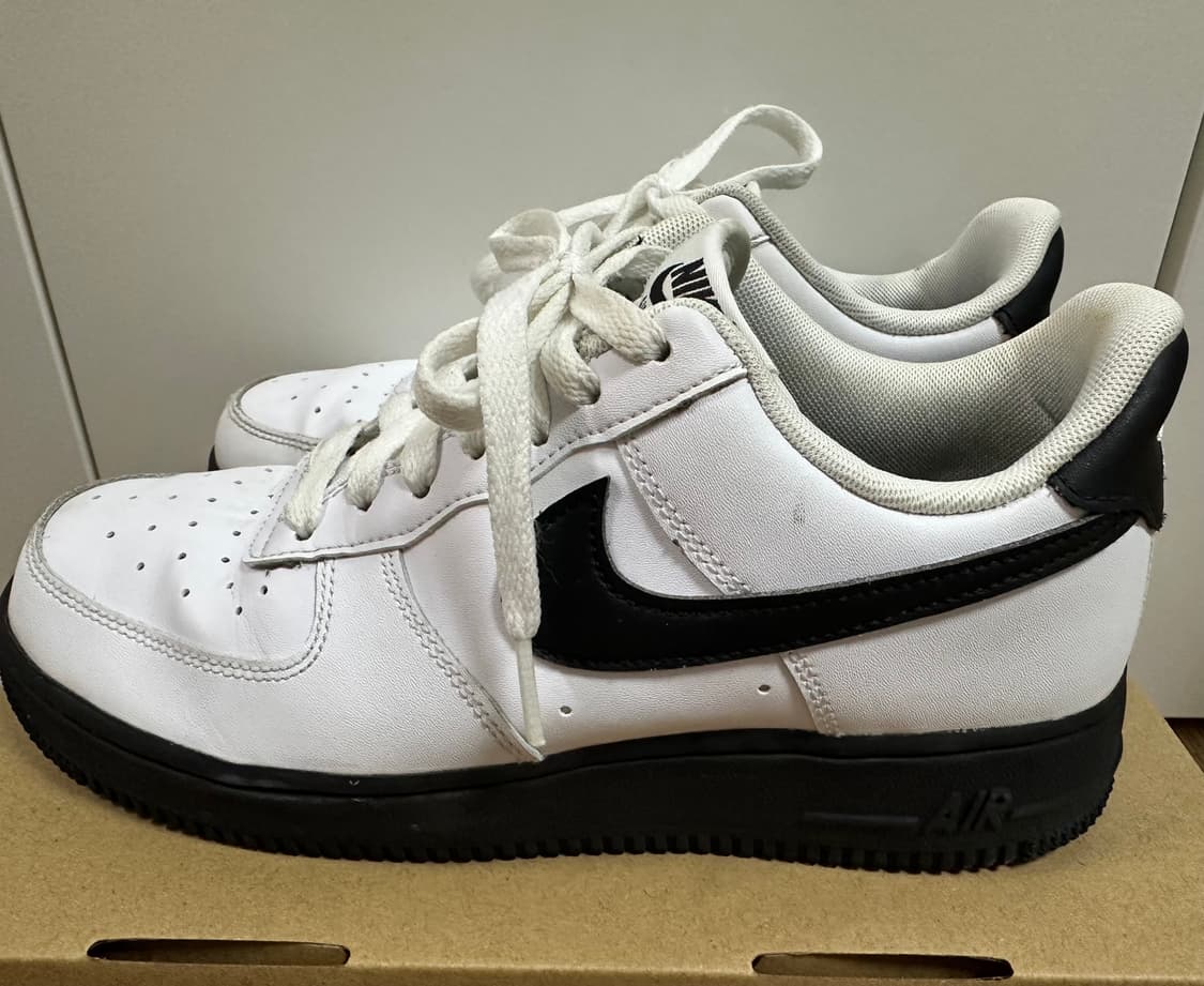 나이키 에어포스 블랙화이트 240사이즈 상품이미지2