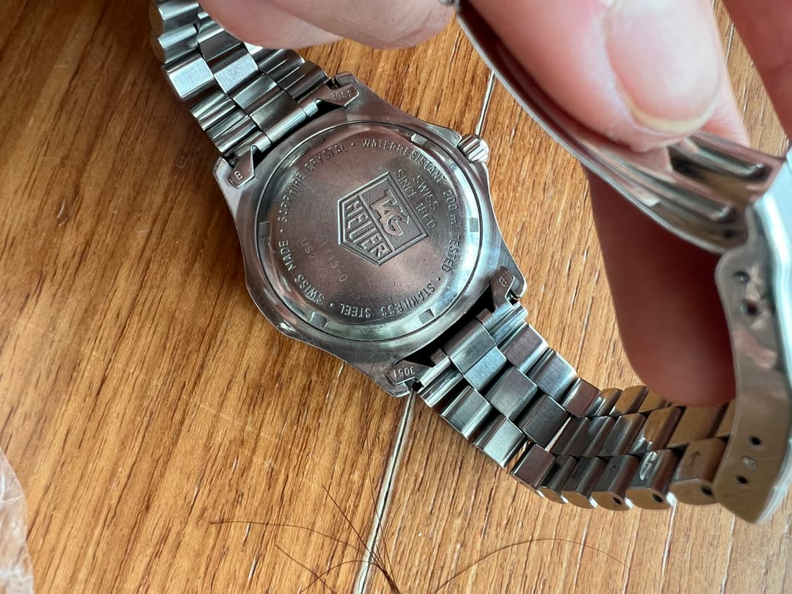 태그호이어 빈티지 프로페셔널 38mm 청판 wk1113 상품이미지6