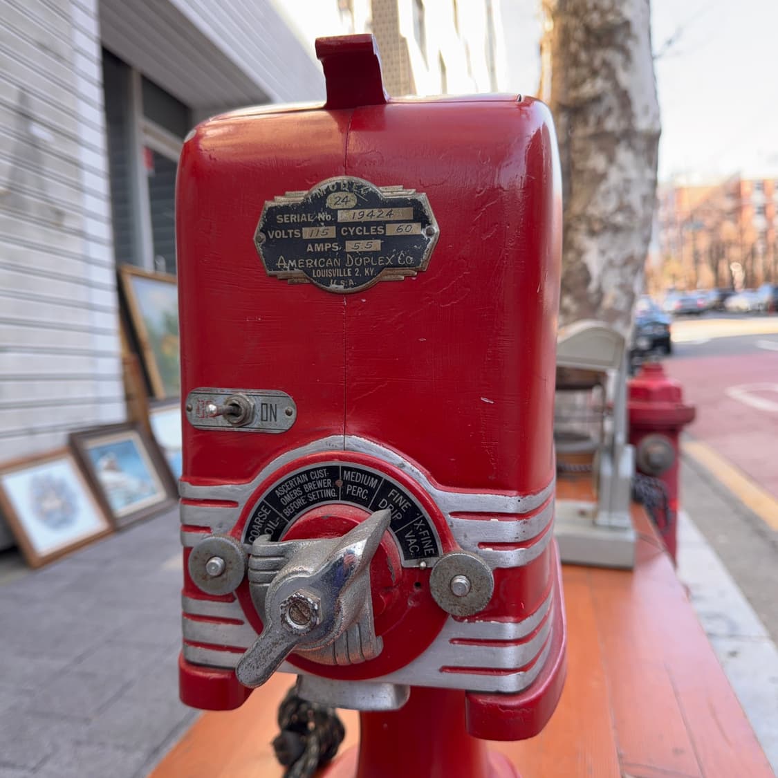 빈티지 소품 1930년 아메리칸 듀플렉스 커피 그라인더 상품이미지1