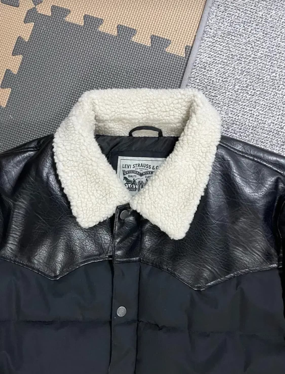 (XL) 리바이스 웨스턴 쉐르파 패딩 levis 상품이미지3