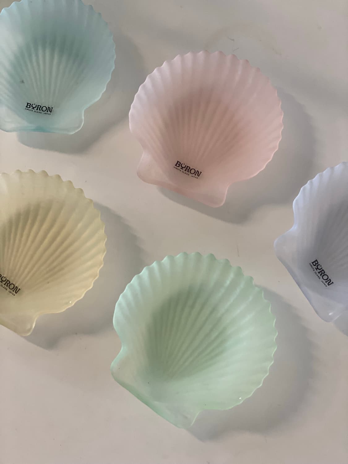 Hirota glass japan 유리그릇 세트 조개쉘 상품이미지7