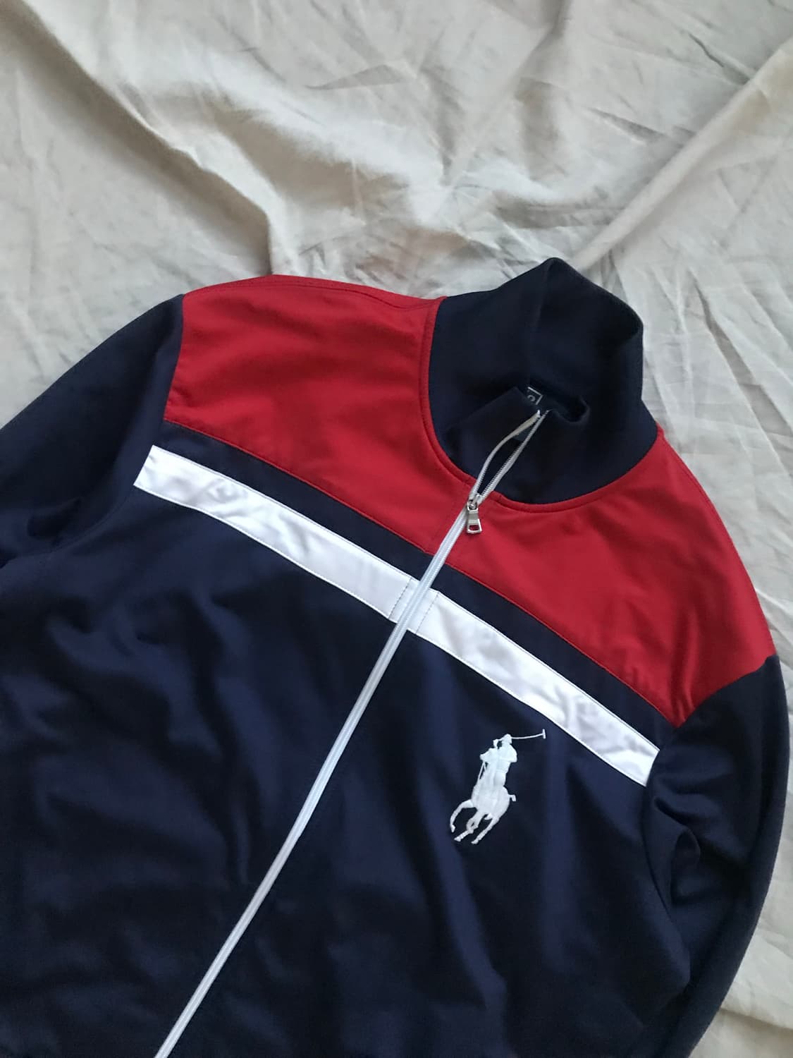 폴로 랄프로렌 포니 로고 배색 집업 상품이미지6