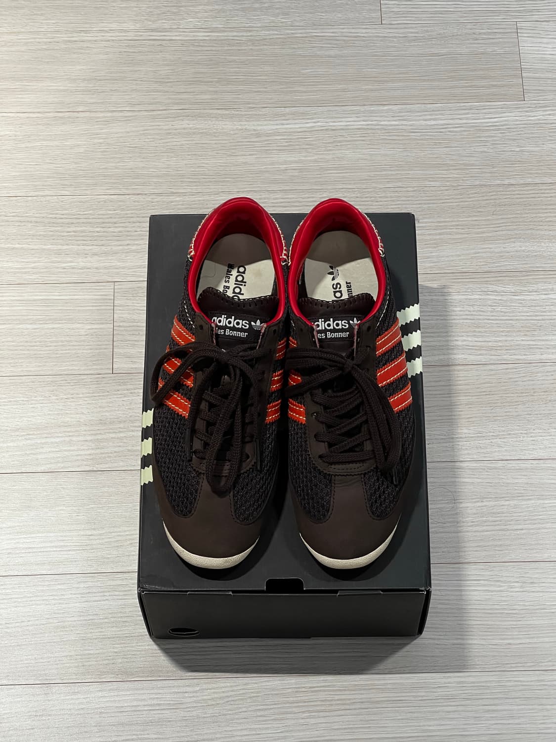 아디다스 X 웨일스보너 SL72 니트 브라운(280mm) 상품이미지4