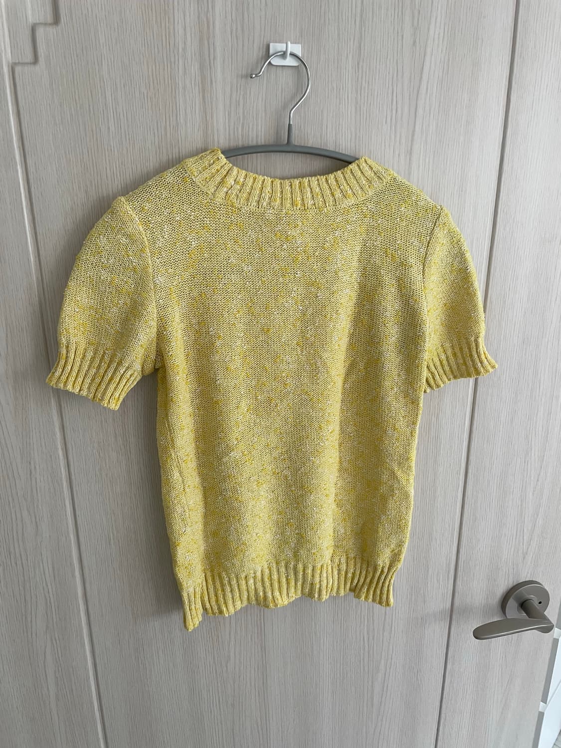 꾸레쥬 반팔 니트 빈티지 상품이미지1