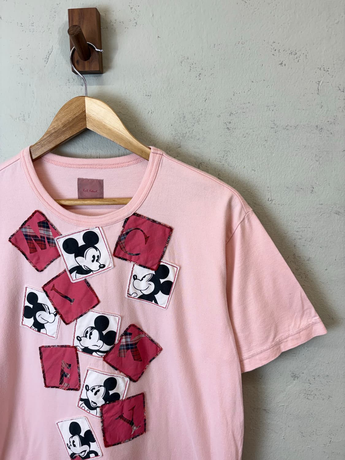 칼헬무트 디즈니 미키 패치 빈티지 반팔티 상품이미지5