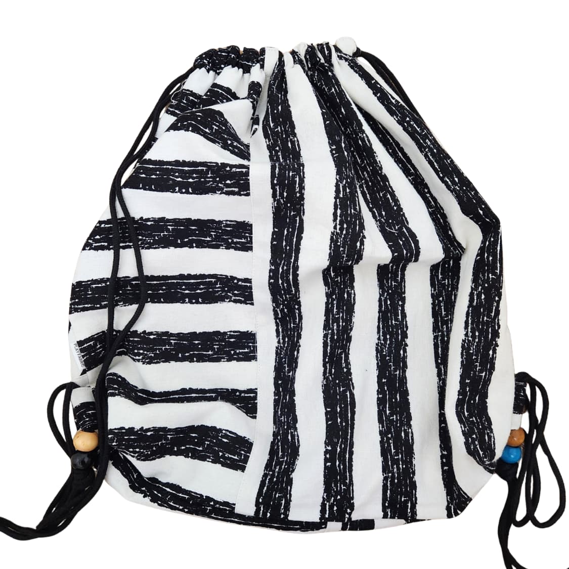 핸드메이드 사선 조각 크로스 스트링백 백팩 상품이미지1