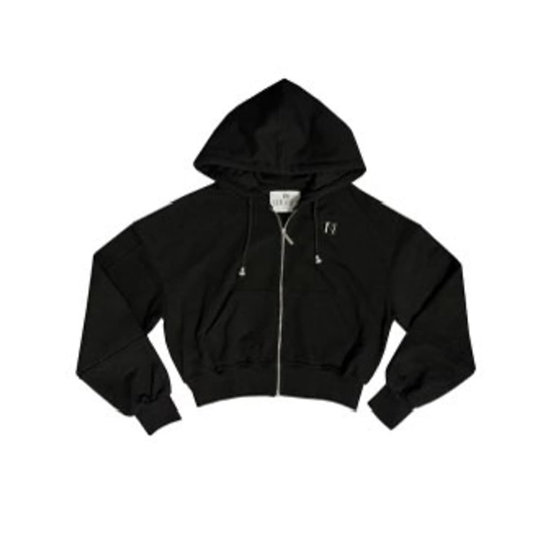 뉴얼린 엠블럼 후드집업 블랙 상품이미지1