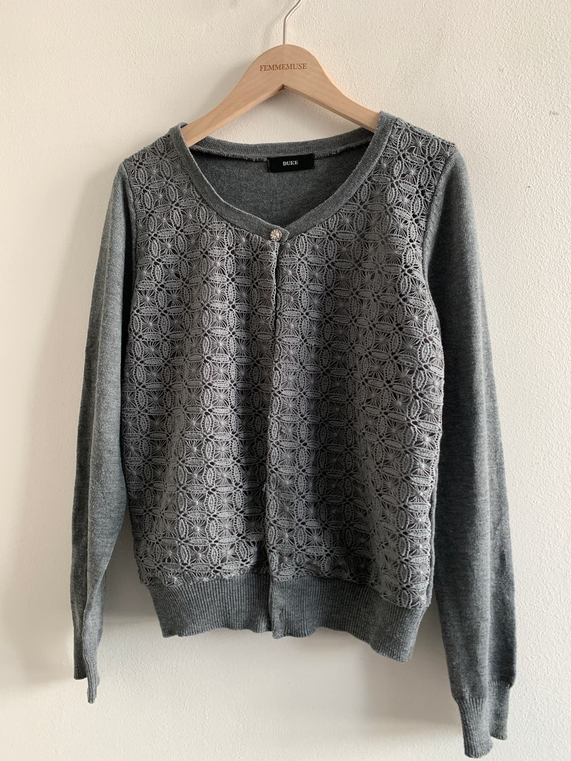 Lace embroidery cardigan 상품이미지2