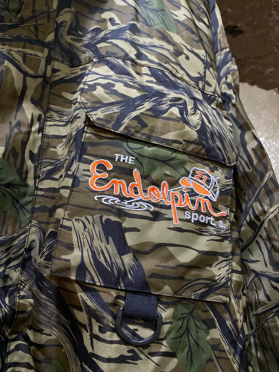 E.D.P 낙엽 카모 프린팅 윈드브레이커 XL  상품이미지3