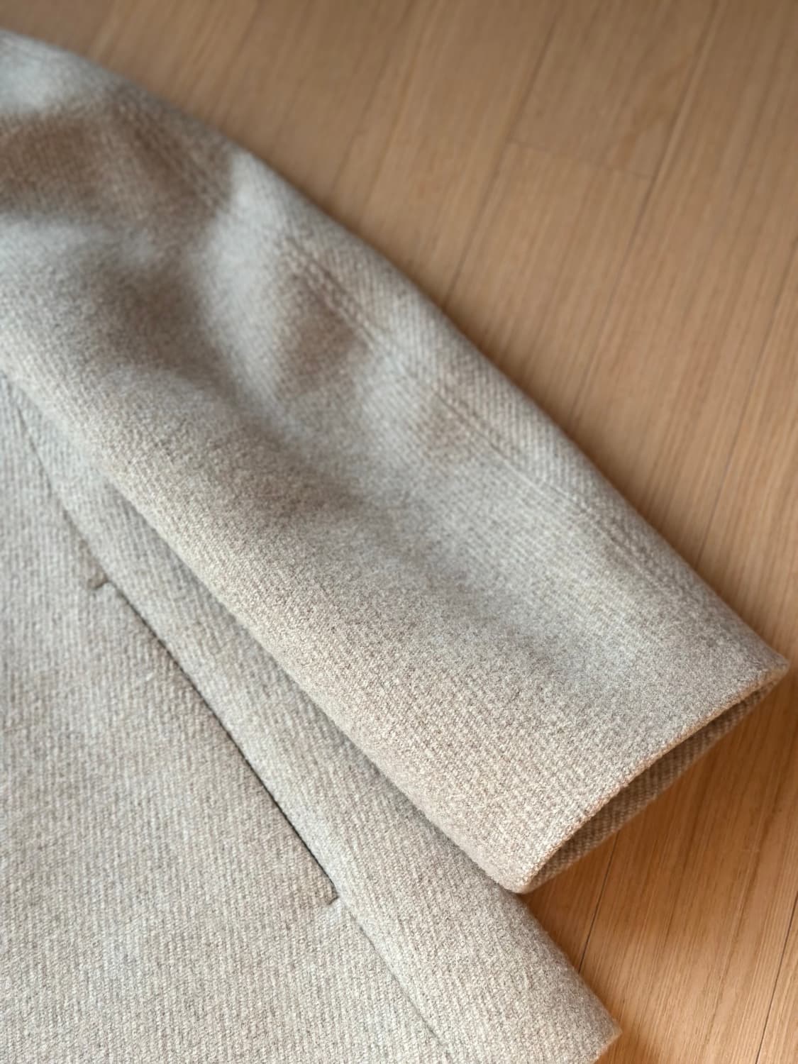 아모멘토 Amomento 아워글래스 하프코트 베이지 상품이미지9