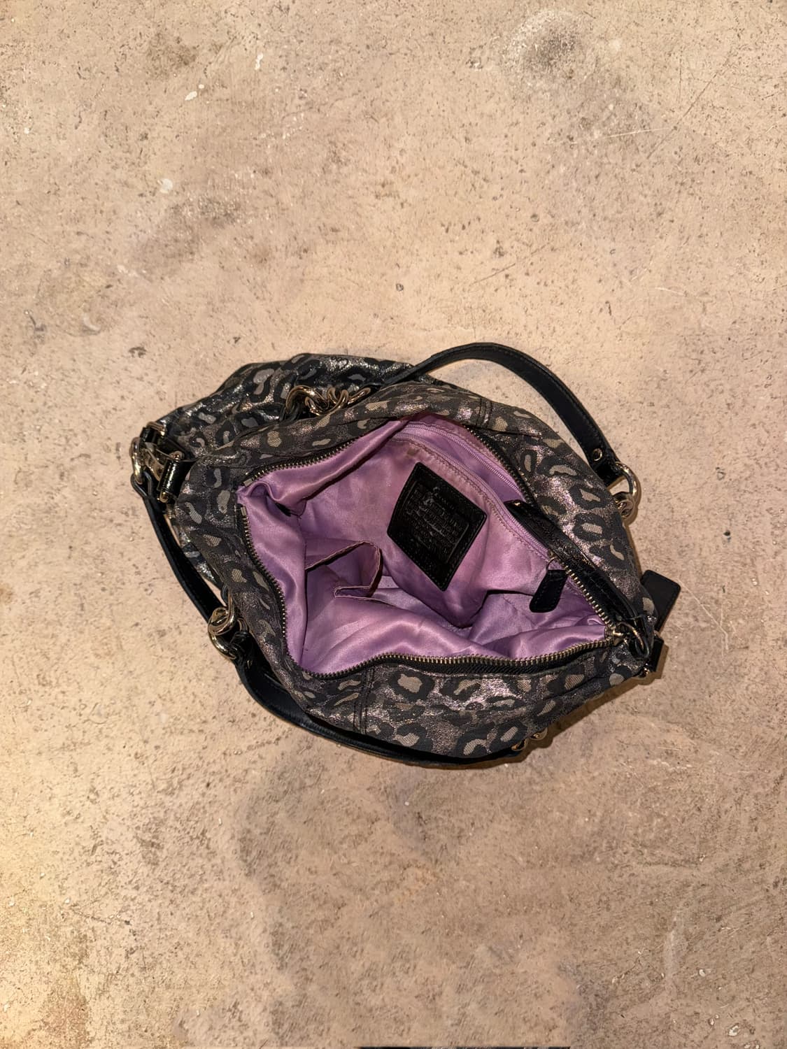 COACH 레오파드 숄더백 상품이미지6