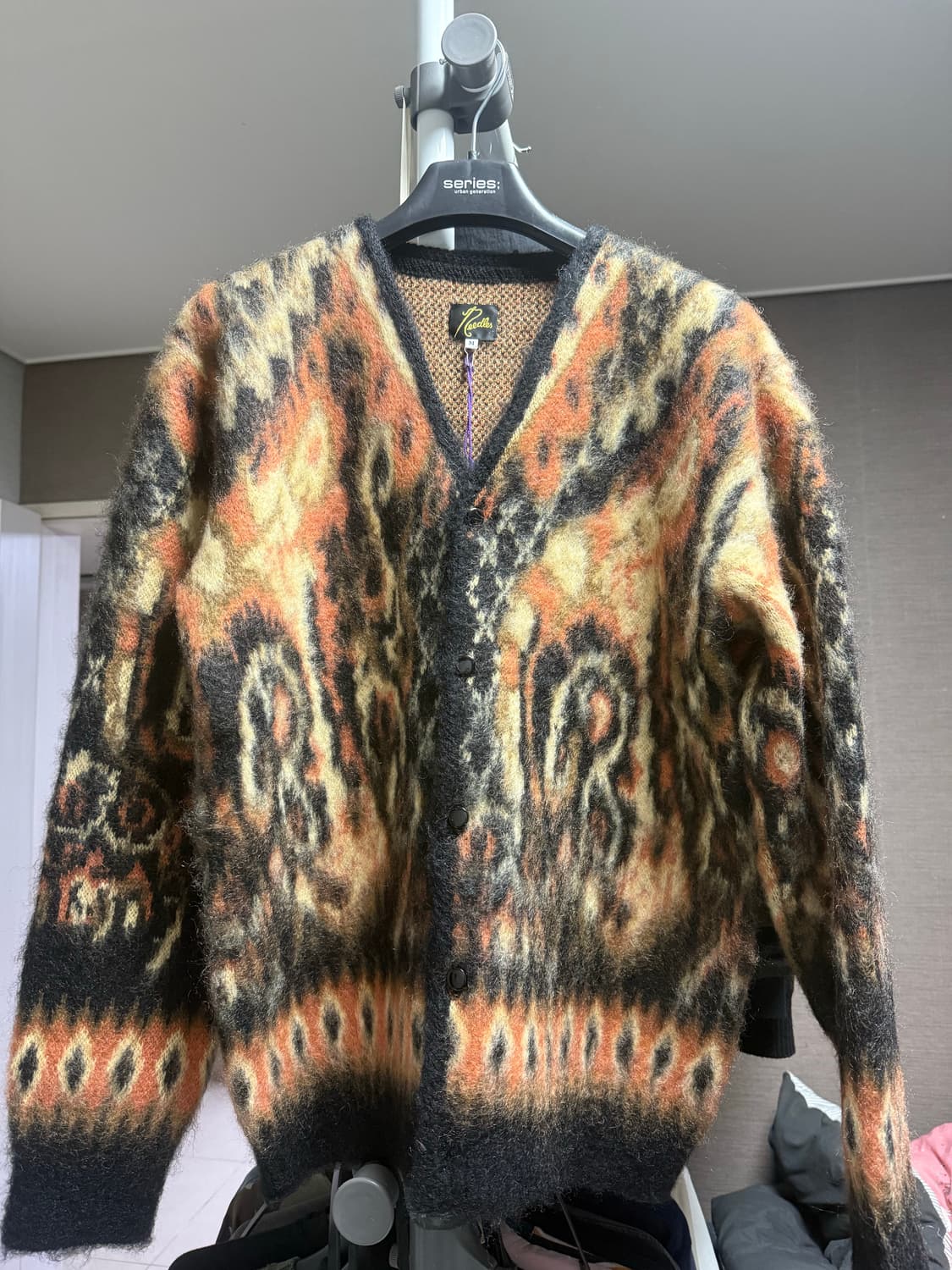 니들즈 모헤어 페이즐리 가디건 상품이미지1