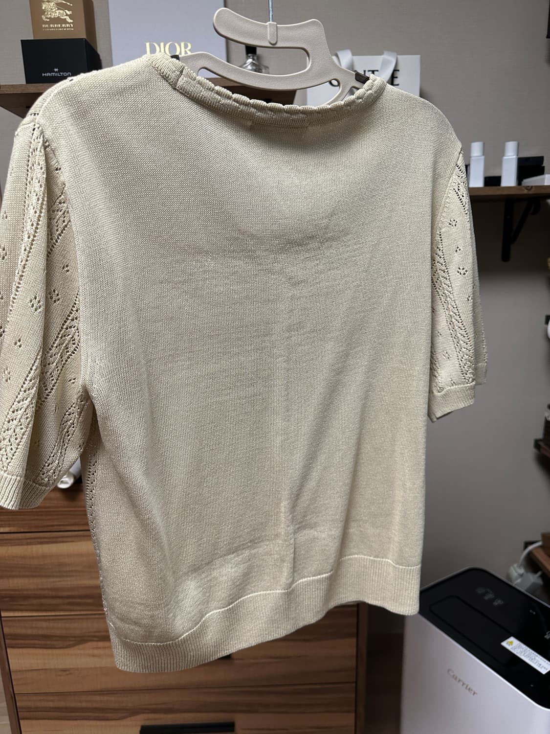 로엠 스카시 반팔 가디건 베이지(M)    상품이미지6