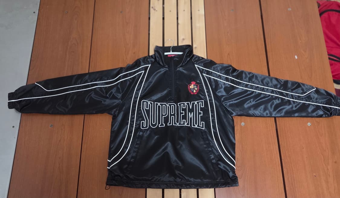 Supreme Satin Piping Pullover Black - 25 상품이미지1