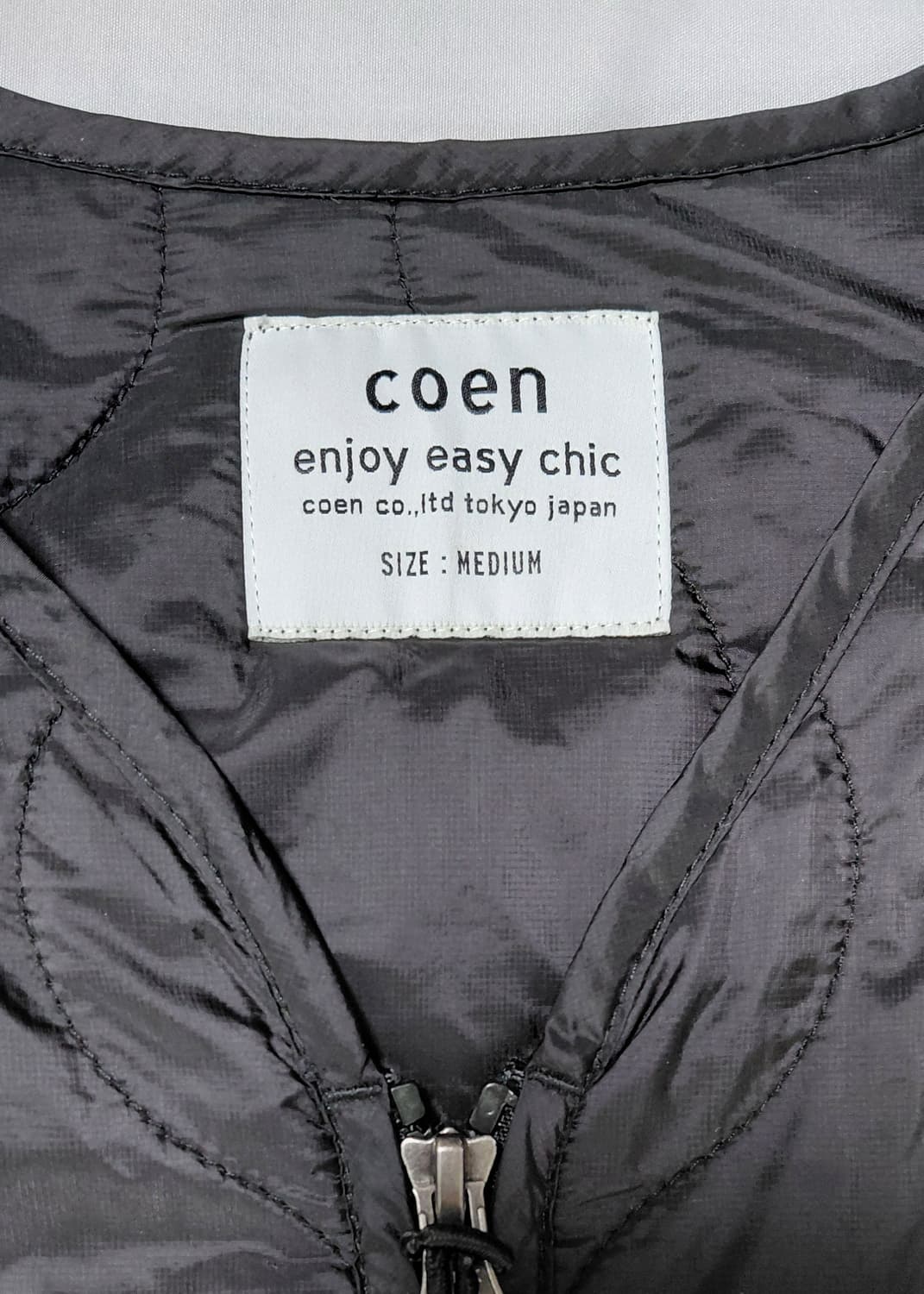 [M/남여공용] coen 코엔 아웃라스트(Outlast) 퀼팅 자켓 상품이미지4