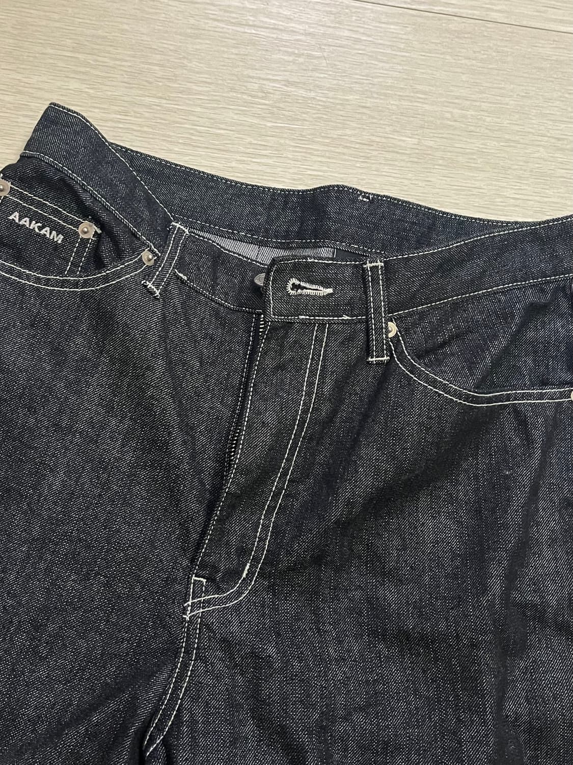 아캄 Snake Printed Denim Pants 상품이미지3