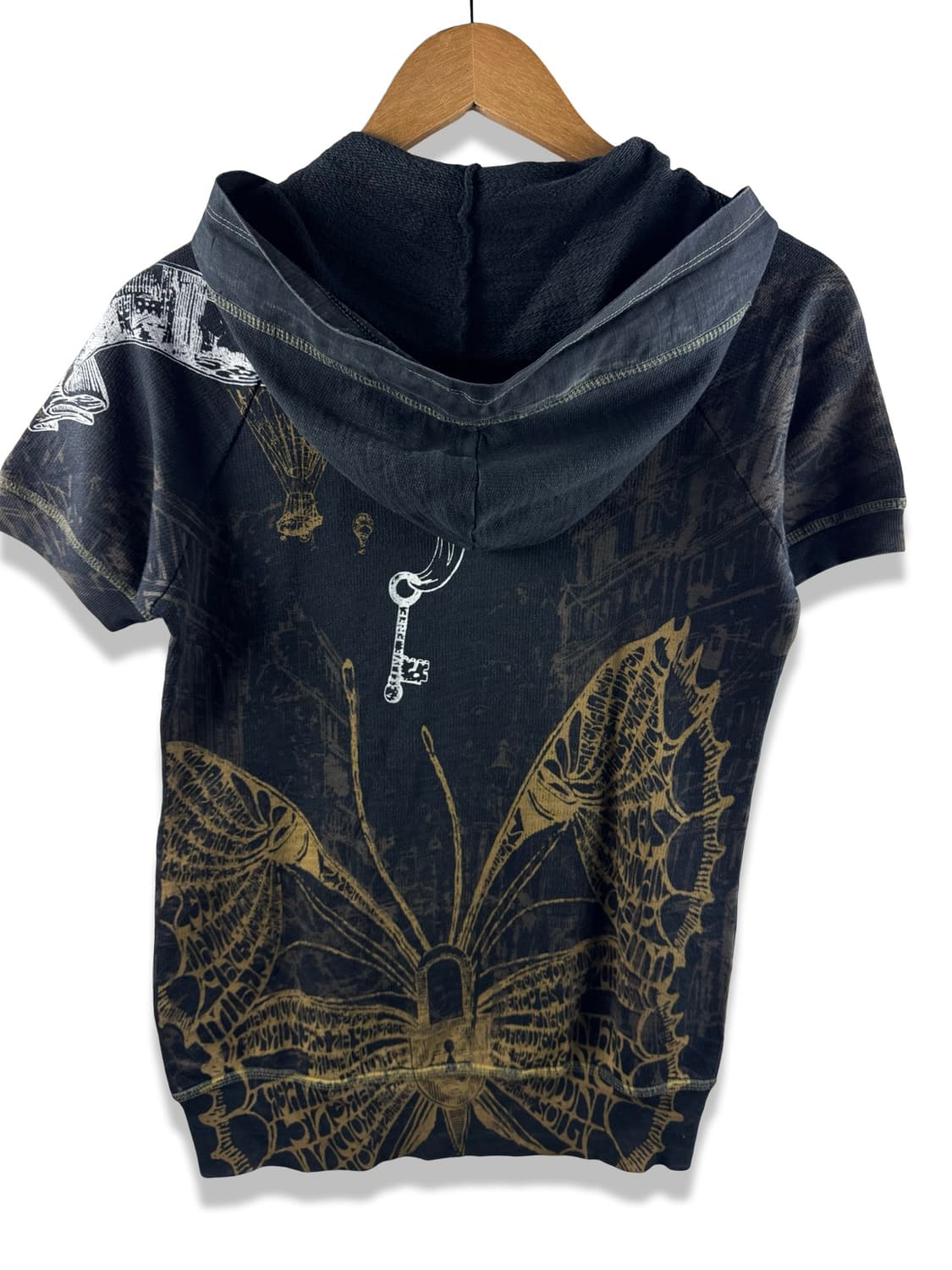 JPN 갸루 키치 반팔 후드집업2146 상품이미지2