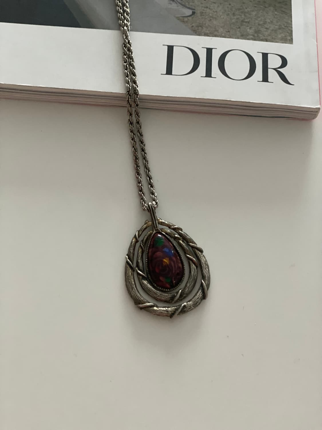 빈티지 오리엔탈 칠보 팬던트 목걸이 상품이미지5