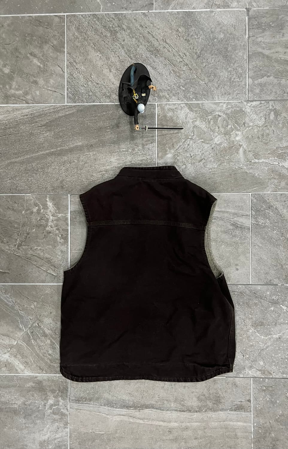 (L)칼하트 셰르파 넥 조끼베스트 V33 DKB 다크브라운 상품이미지2