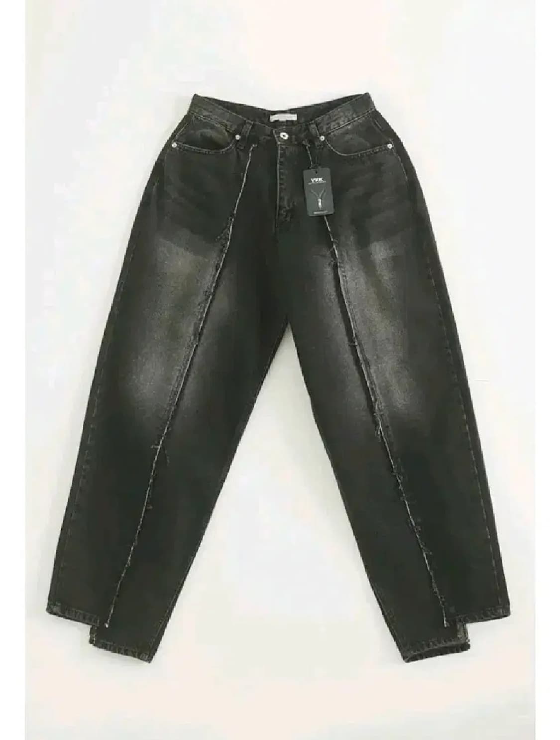 로컬맨션 컷팅 라인 데님 팬츠 상품이미지3