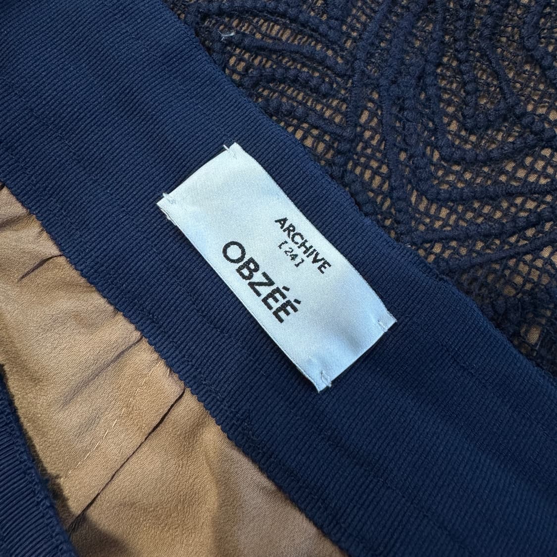 오브제 레이스 백 밴딩 팬츠 상품이미지2