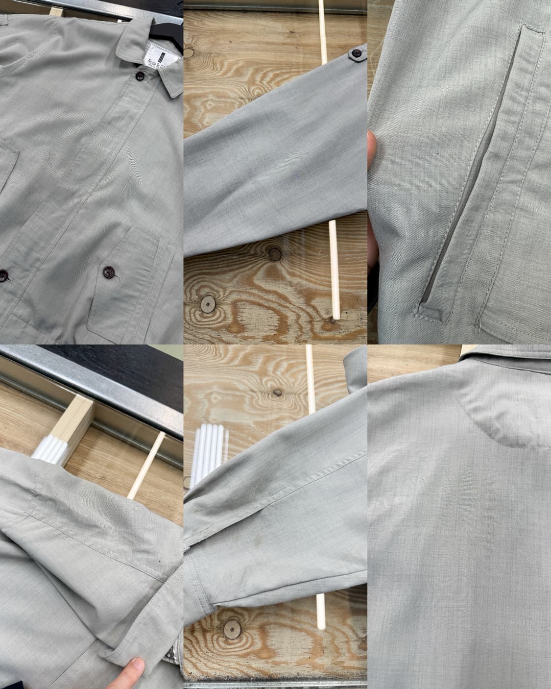 Nicole St Gilles 클래식 해링턴 자켓 상품이미지8