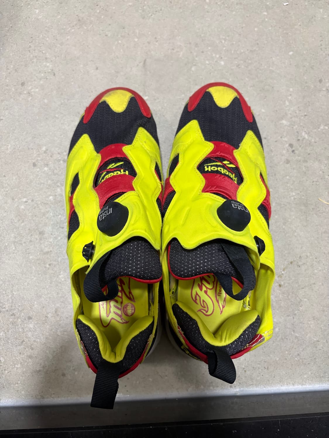 리복 인스타펌프 퓨리 형광 상품이미지2