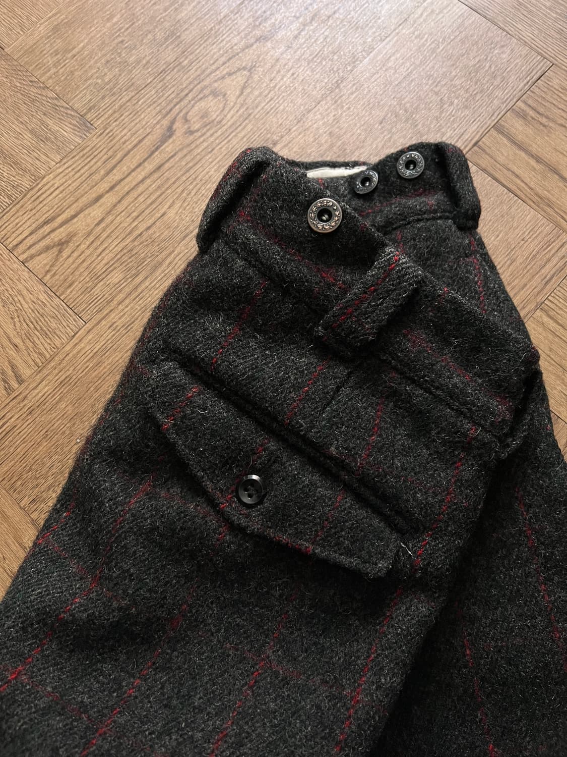 [30]80's 울리치 Made in USA 체크 울 트라우저 팬츠 상품이미지7