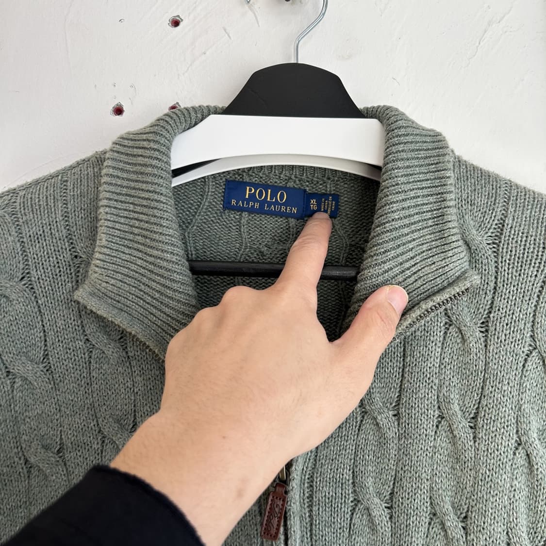 15460 - 폴로 랄프로렌 케이블 반집업 니트 상품이미지3