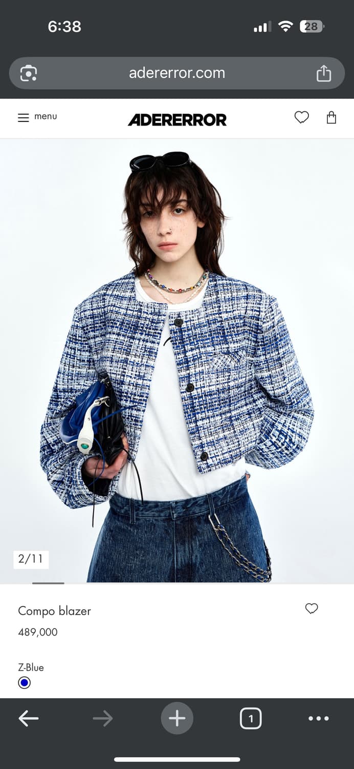 [A3]아더에러 콤포 블레이저 자켓 상품이미지3